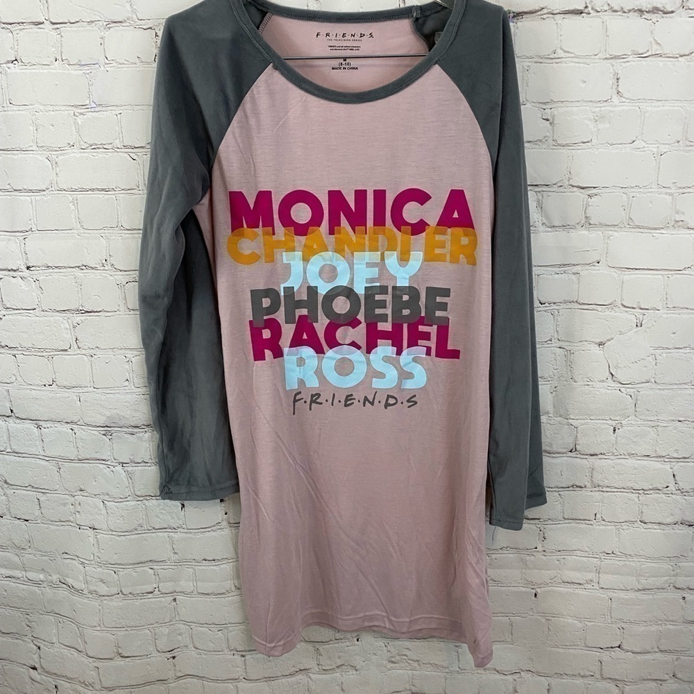 Friends TV show Nightshirt Nightgown Pajamas M